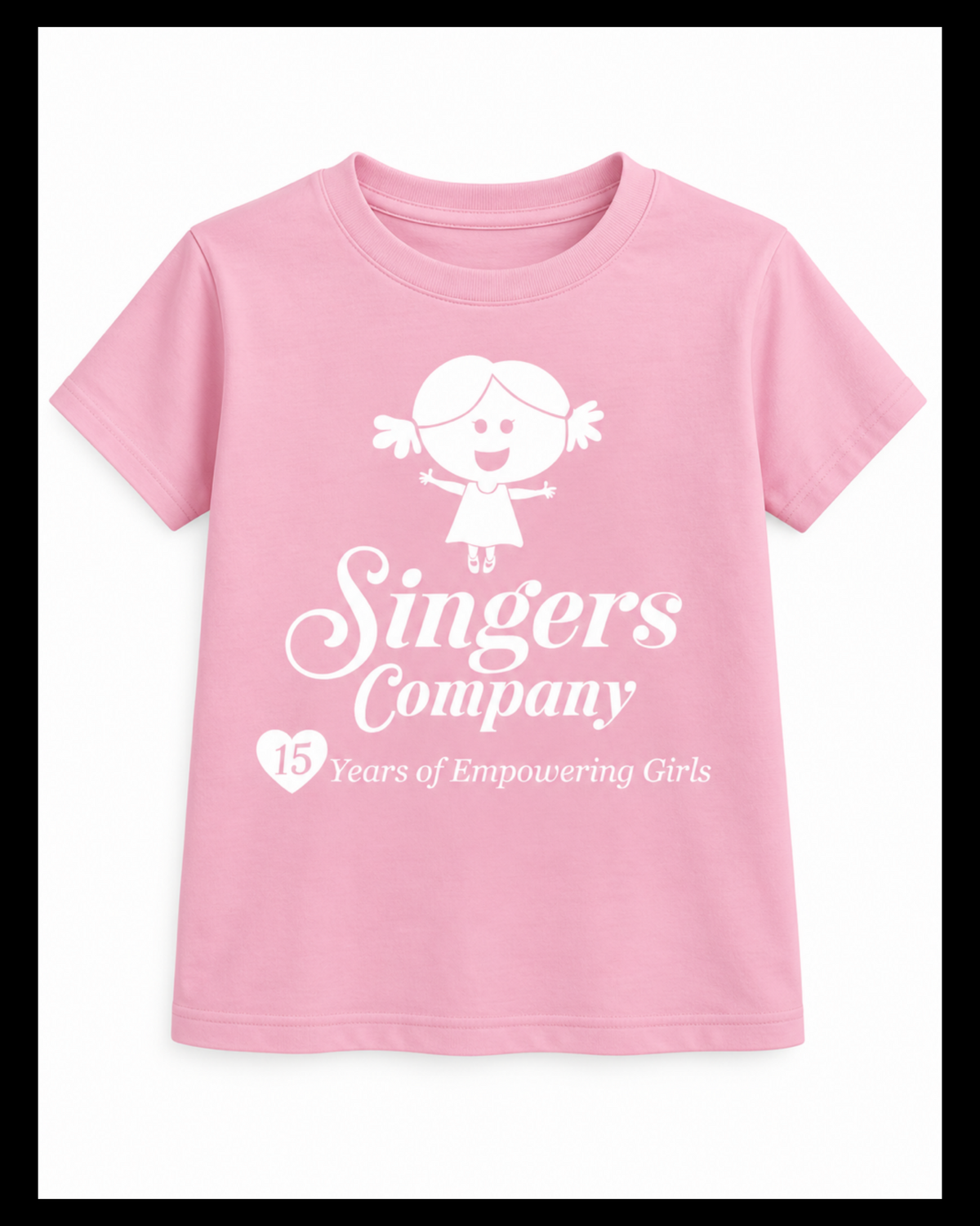 LIMITED-EDITION EXCLUSIVE! Special 15 Years PINK Singers Company Tshirt - Boxy Fit