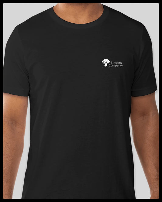 BRAND NEW! Black Singers Company CREW Tshirt -- Adult Sizes Only