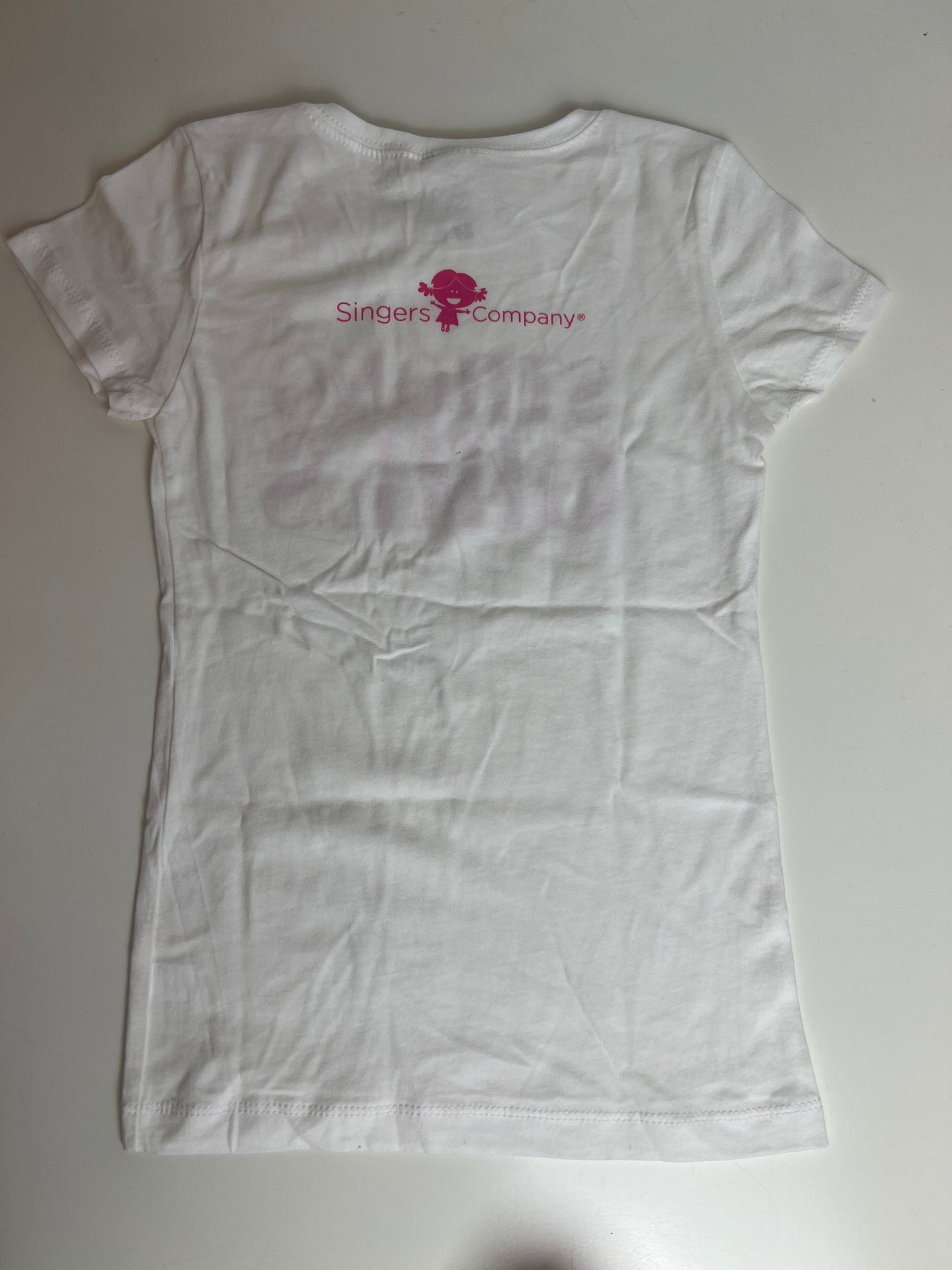#4 White "Strong Girls" Tshirt -- Child XS Only