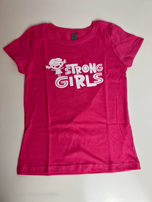 #5 Strong Girls Pink Tshirt -- Child XS Only