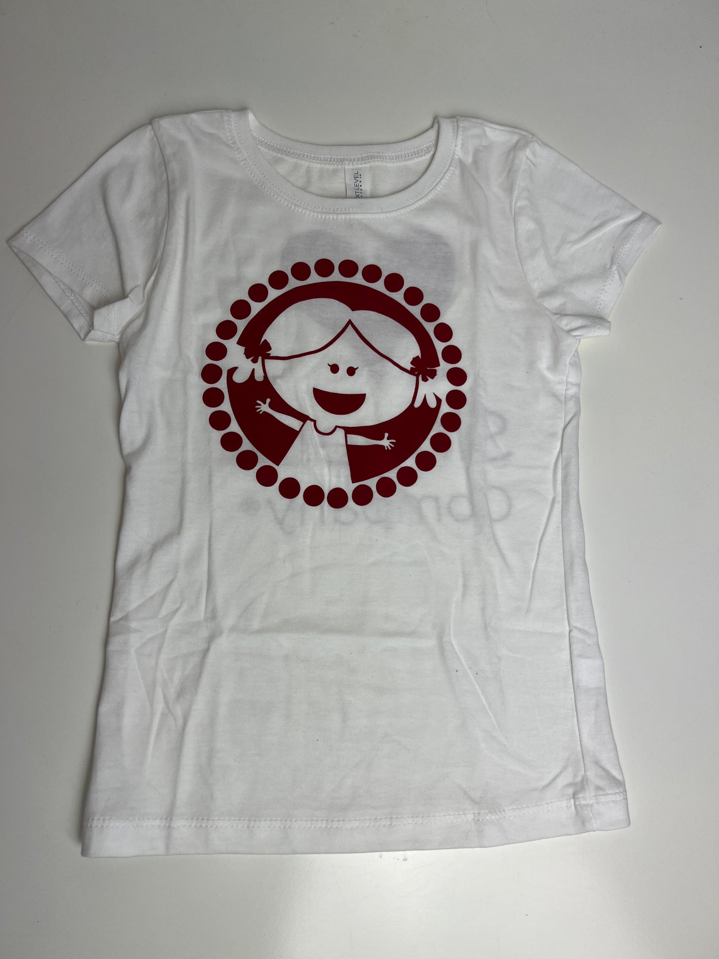 #9 White Tshirt with Red Sadie Logo
